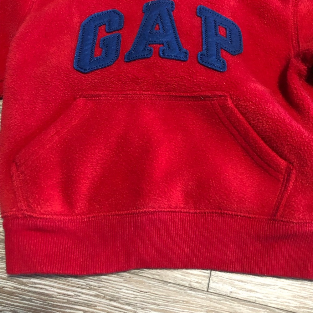 Baby GAP Boys Red Hoodie - Picture 3 of 7